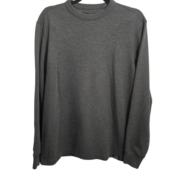 Filson Other - Filson‎ Mens Long Sleeve Thermal Crewneck Shirt Charcoal Gray FCOP021391 Size M